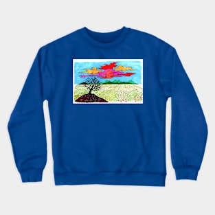 red sky Crewneck Sweatshirt